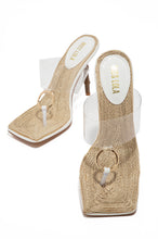 Load image into Gallery viewer, white espadrille heel 
