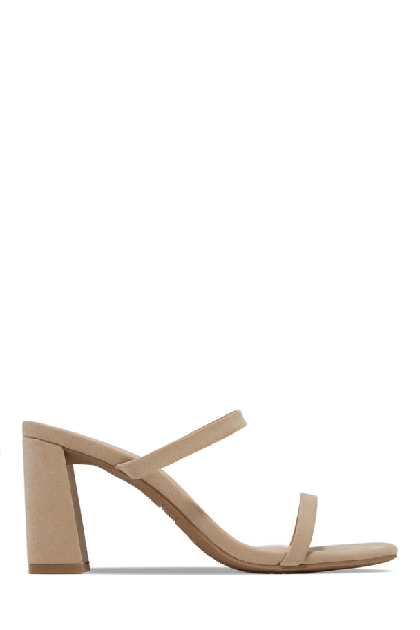 Dani Asymmetrical Block Heel Sandal