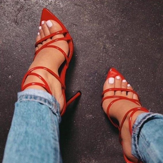 ADA - RED – Hot Miami Shoes