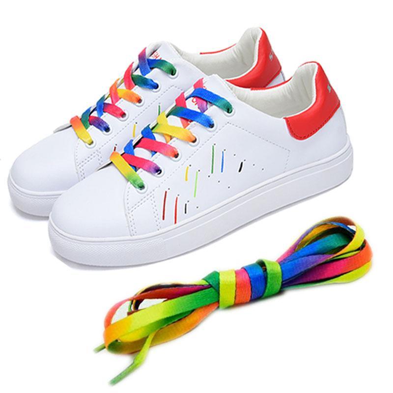 Rainbow shoelace | freeloveapparel