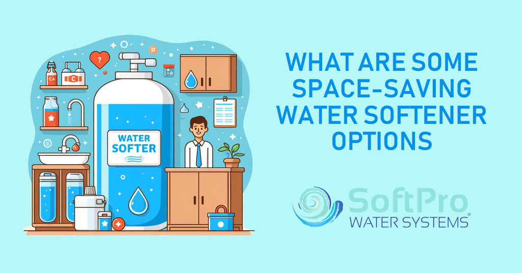 An image showing What Are Some Space-saving Water Softener Options