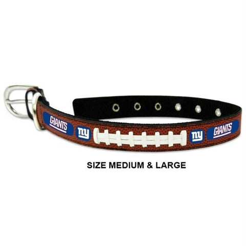 New York Giants Classic Leather Football Collar