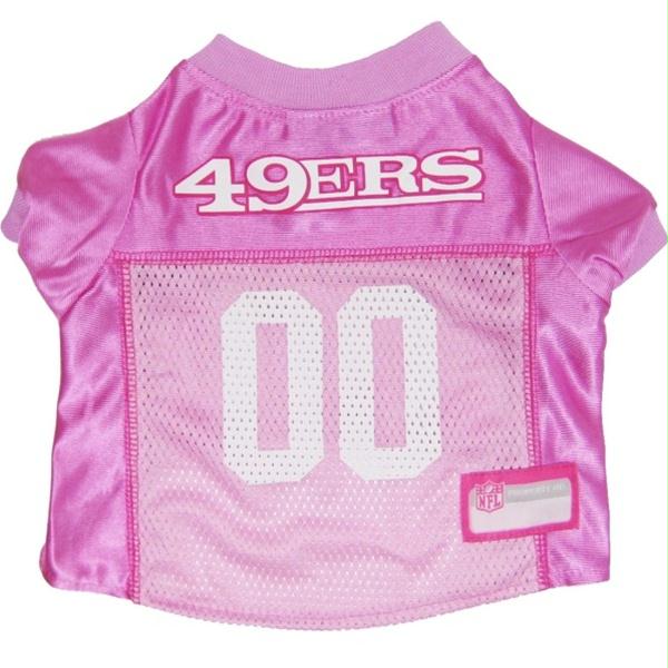 pink 49ers jersey