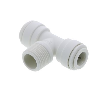 GRAY ACETAL REDUCING UNION 1/2 TUBE OD X 1/4 TUBE OD - PI201608S