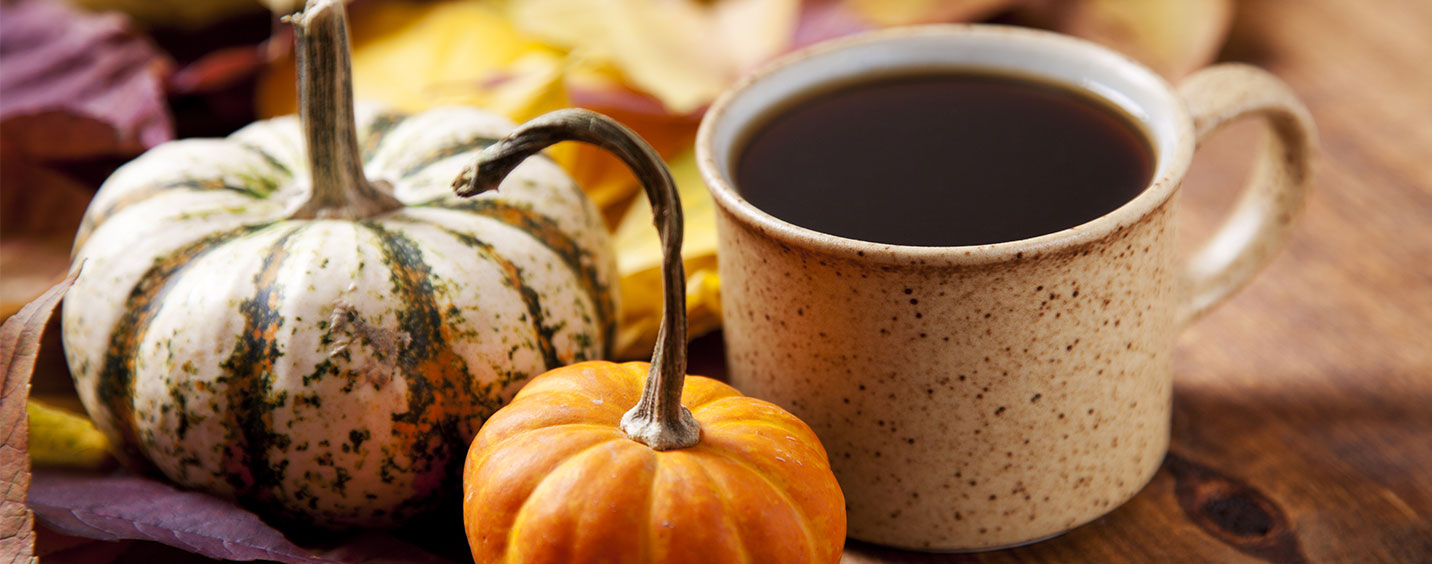 Homemade pumpkin spice coffee & tea