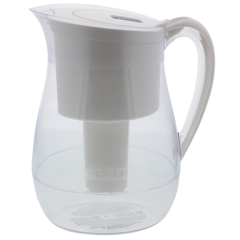 Brita Monterey Longlast Filter Water Filter Pitcher, 10 Cup - White 