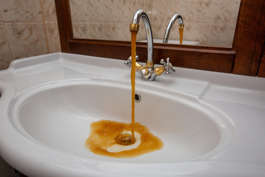 brown tap water