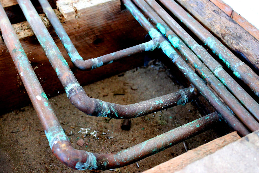 corroded pipes