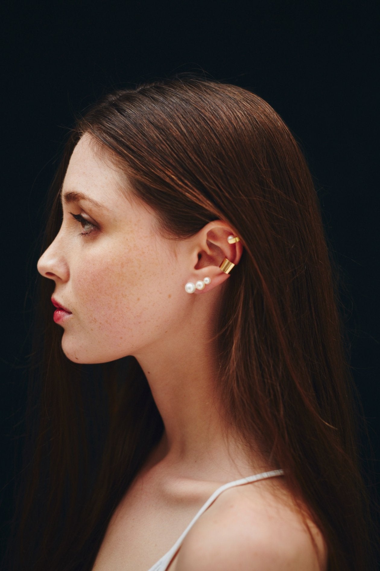 Saskia Diez☆5 PEARL EARCUFF / gold アクセサリー ピアス