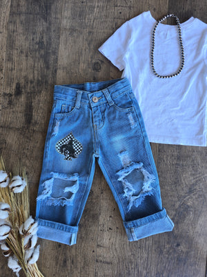 The Bucking Horse Jean - The Fringed Teepee