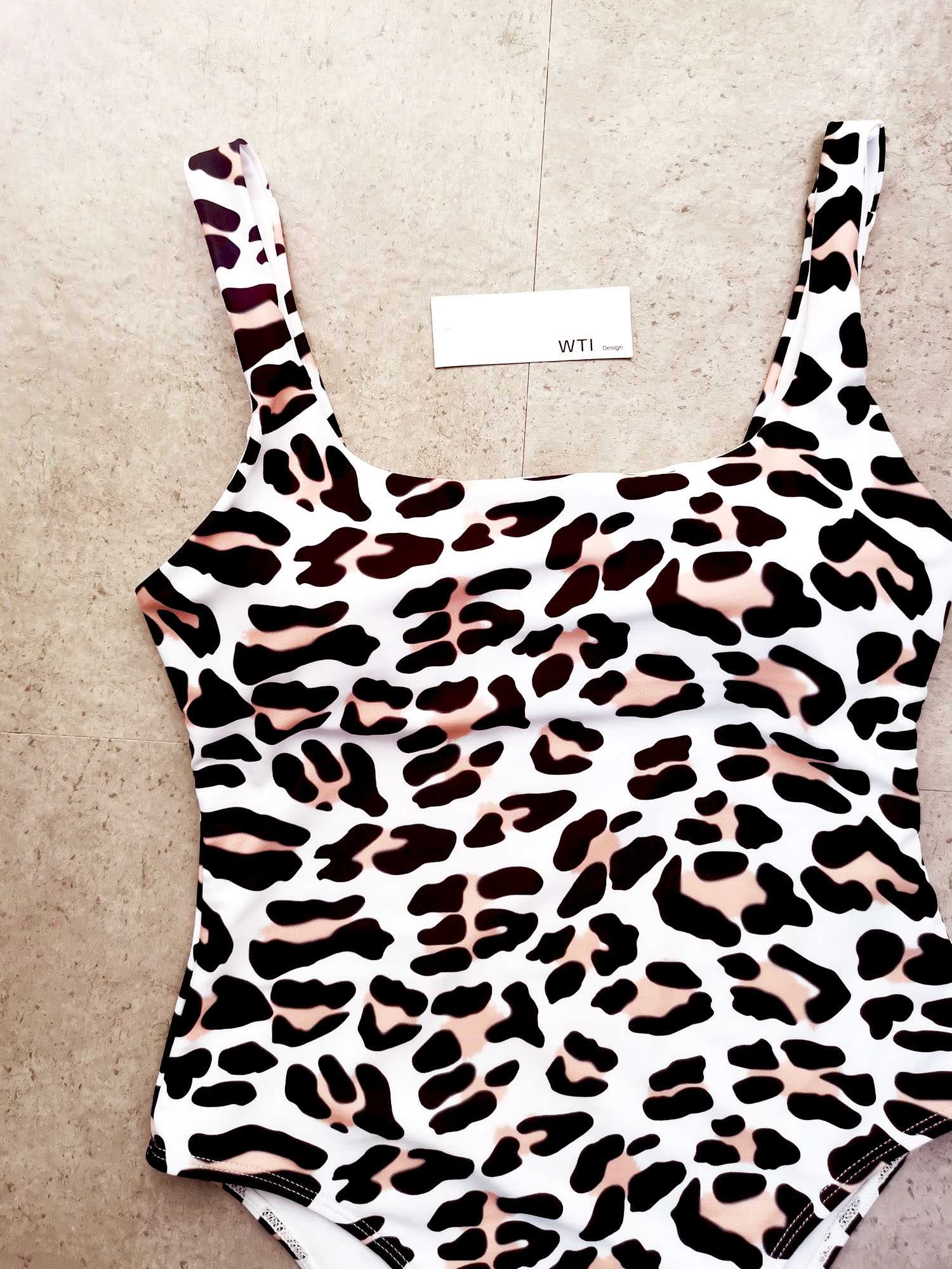 Vintage Animal Print One Piece Swimsuit – W.T.I. Design