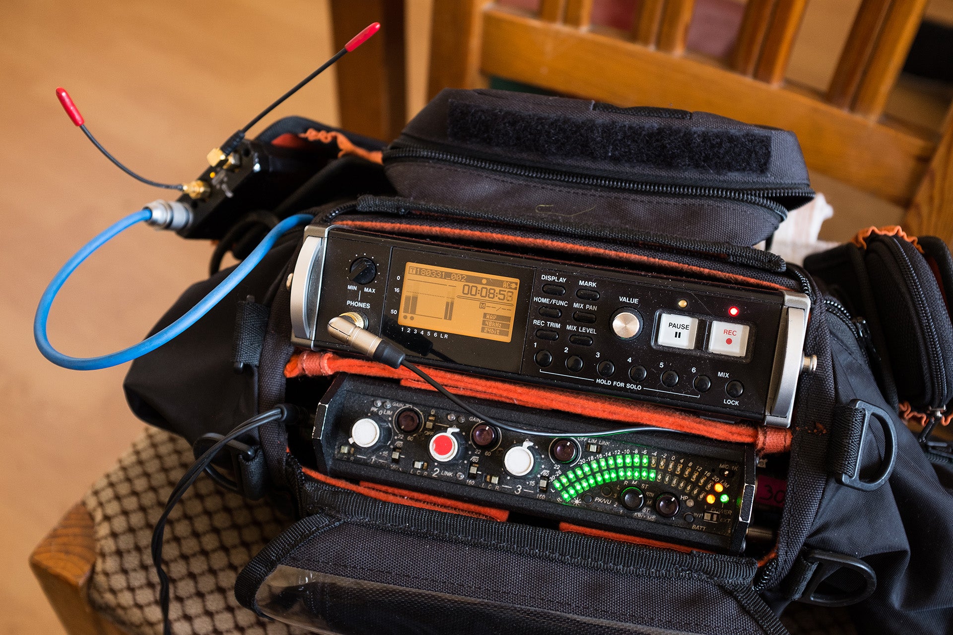 Professional sound recording equipment