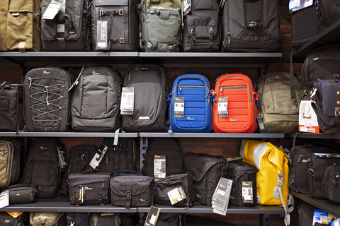 Assortment of camera bags