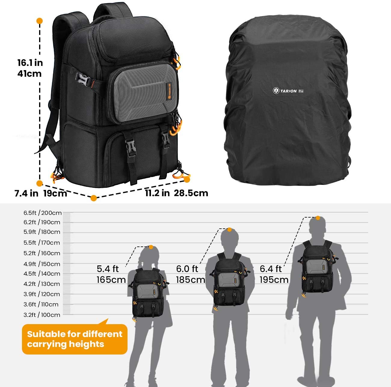 TARION PBL Camera Backpack | Professional Camera Bag