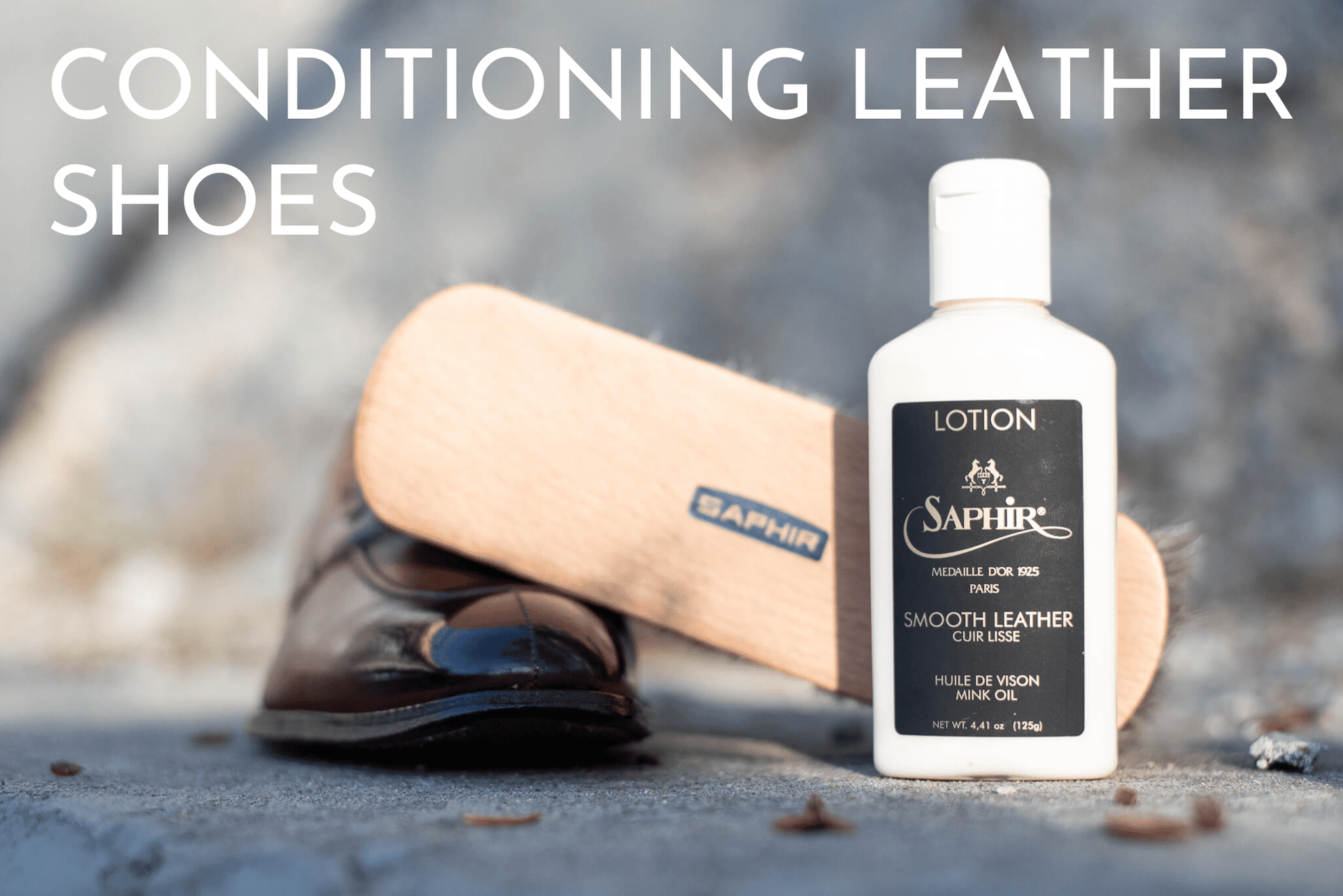 Conditioning Leather Shoes – Brillaré Shoe Care - Official Saphir Reseller