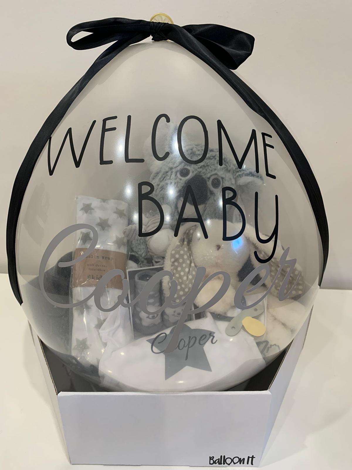 New Baby personalised balloon gift - Balloonit