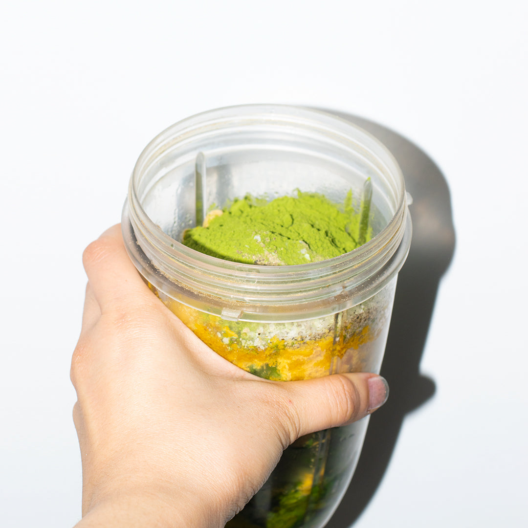 Pesto in blender