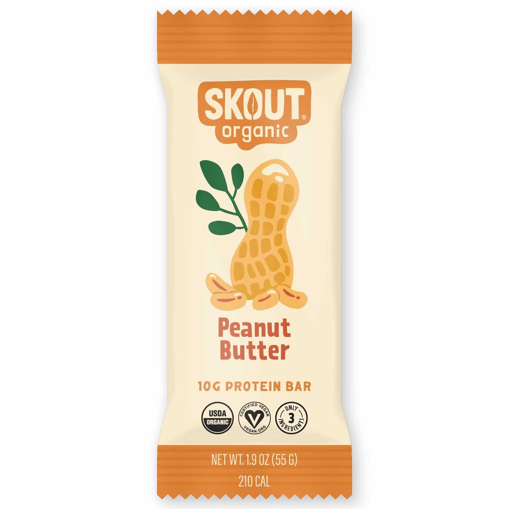 Organic Plant-Based Protein Bar - Peanut Butter (Pack)