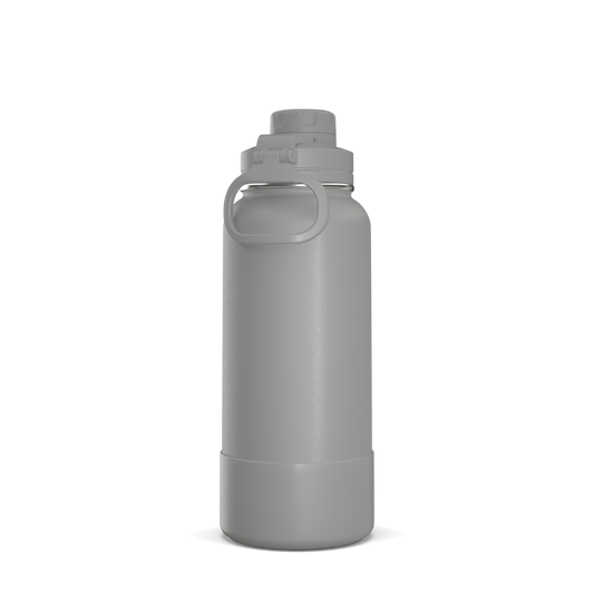 Hydrapeak 72oz Insulated Water Bottle with Chug Lid White