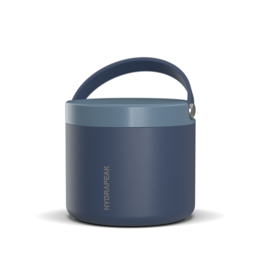 Hydrapeak Vacuum Insulated Stainless Steel Food Jar 18oz Cloud Stainless Steel Set Blue