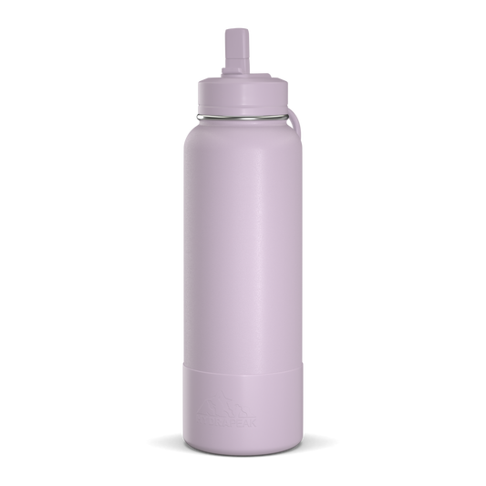 HYDRAPEAK Flow 32oz Stainless BLACK LEOPARD Insulated Straw Lid Water  Bottle