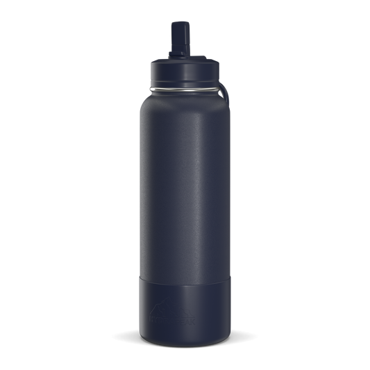 Walker Edison 32oz. Insulated Stainless Steel Water Bottle Straw