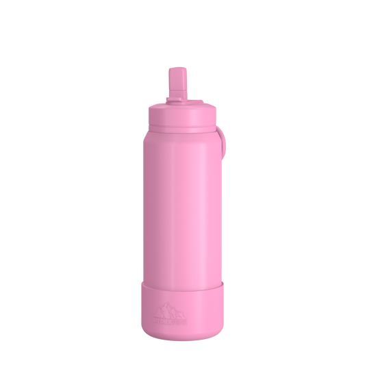 18 oz Bottle w/ Chug Lid and Straw Lid – ThermoFlask