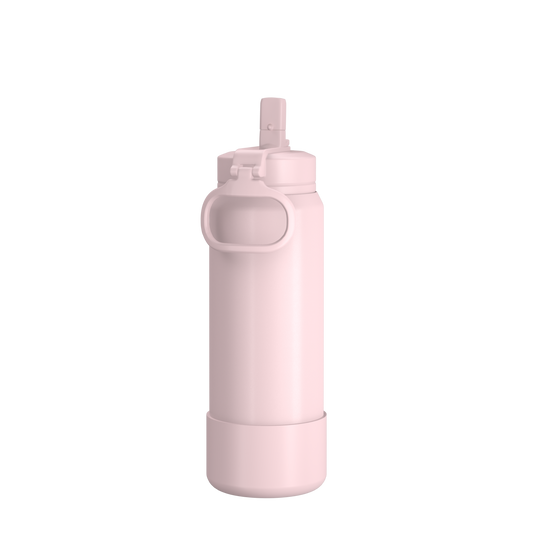 Hydrapeak 72 oz Large Insulated Water Bottle, Leak Proof Water Bottle for  Hot & Cold Liquid, 72oz Water Bottles, Water Jug, Stainless Steel (Seashell)