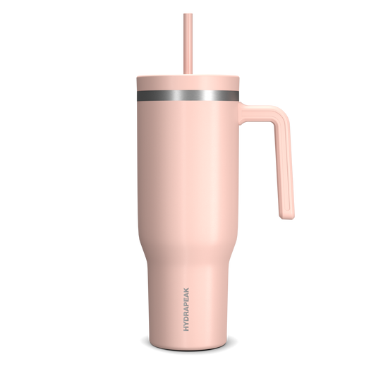 40 Oz Tumbler with Handle and Straw, Insulated Tumbler with Handle