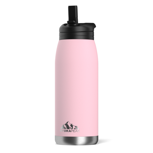 Hydrapeak Flow 32oz Insulated Water Bottle with Straw Lid Sea Shell
