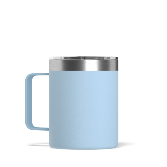 Insulated Coffee Mug with Lid - Stainless Steel Camping Mug