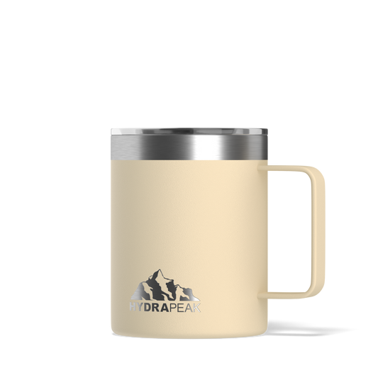 14 oz Stainless Steel Travel Coffee or Tea Mug with Handle