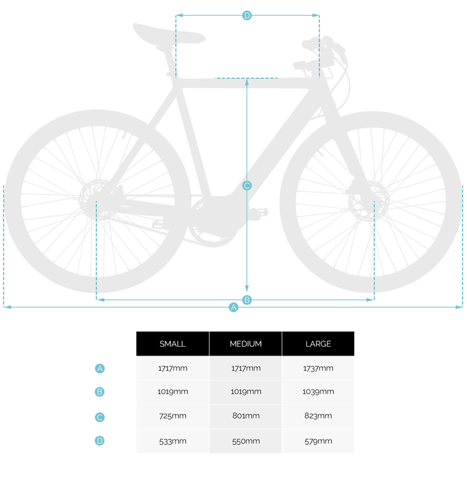 Miller by Enki Cycles Sizing Chart