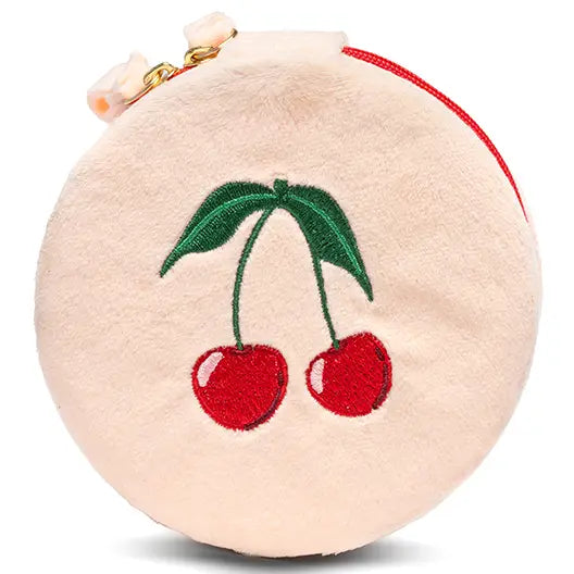 CHERRIES JEWELRY ZIP CASE