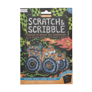 SCRATCH & SCRIBBLE MONSTER TRUCKS - Small Fry Kauai