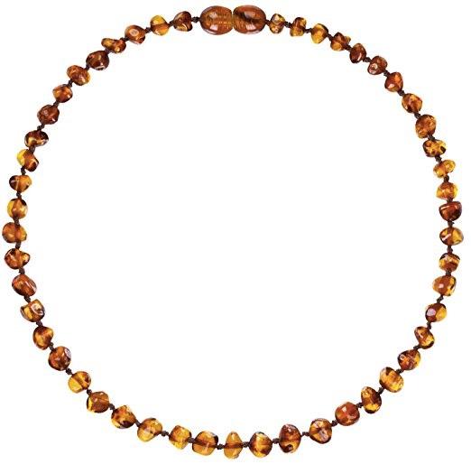 powell's owls amber teething necklace