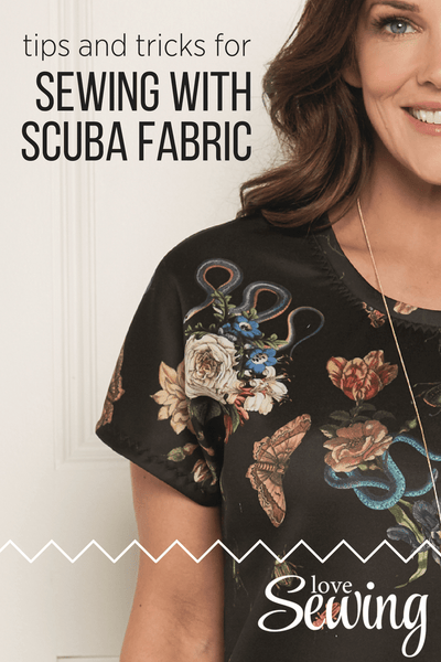Sewing with scuba fabric article for Love Sewing magazine