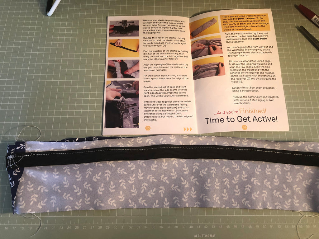 Fabric and pattern for the Action Pack Leggings