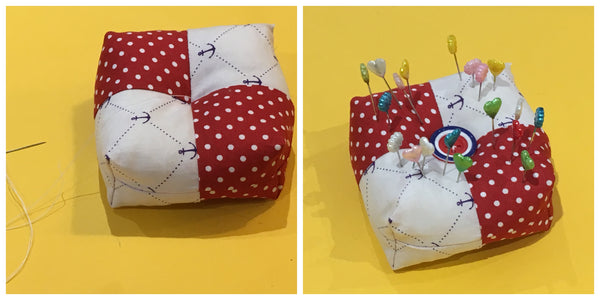 learn to sew pin cushion tutorial crafty sew and so