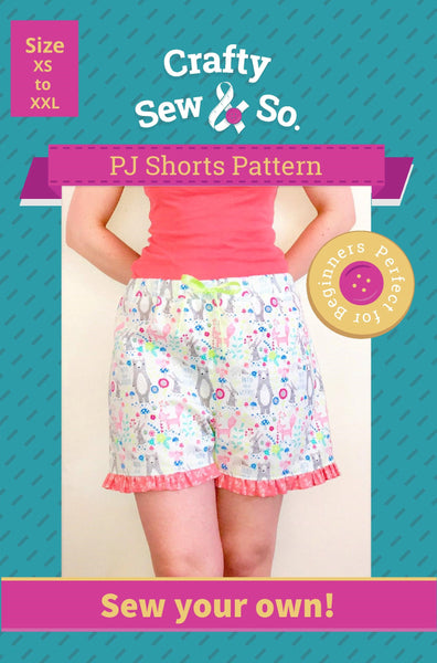 Crafty Sew & So Pyjama Bottoms PDF Pattern