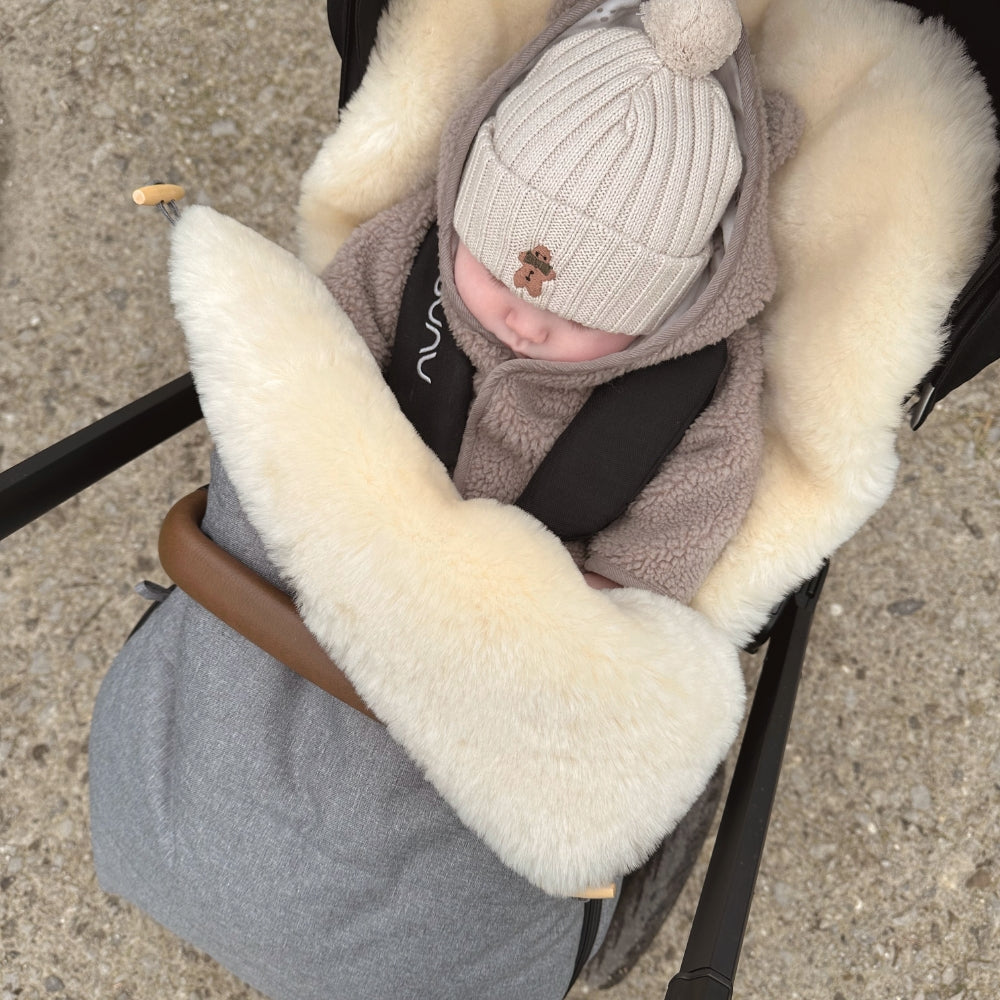 sheepskin cosy toes for pushchairs