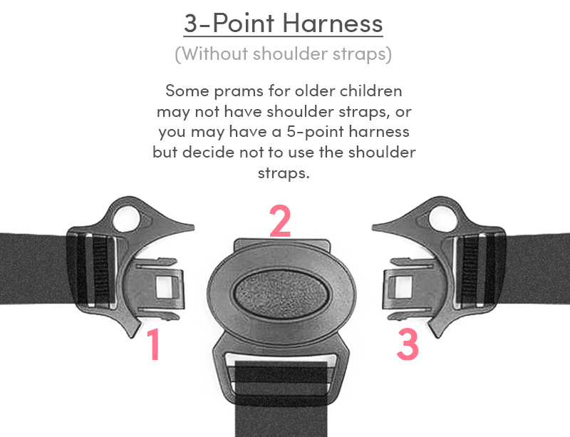 Three Point Harness Without Shoulder Straps