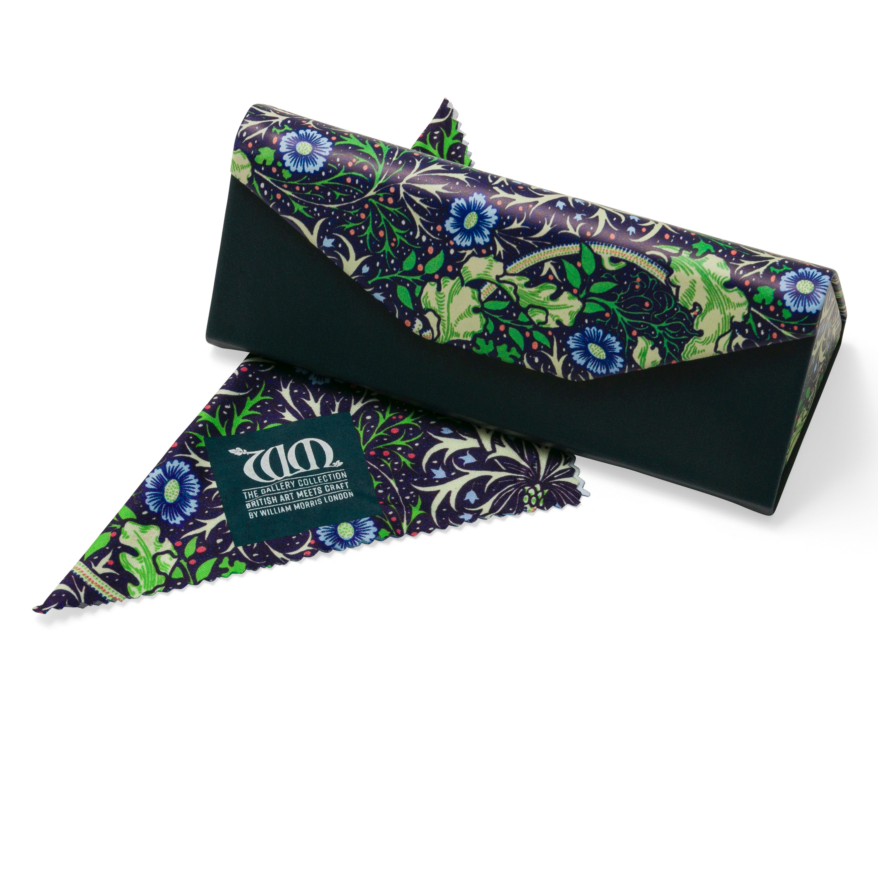 William Morris Glasses Case - Seaweed