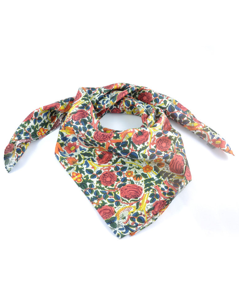 Rose Square Scarf