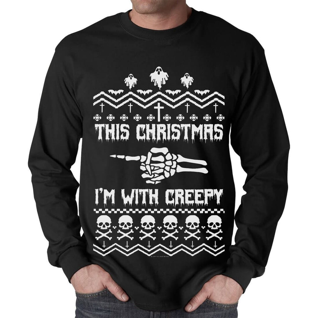 I'm with Creepy Sweatshirt - Right
