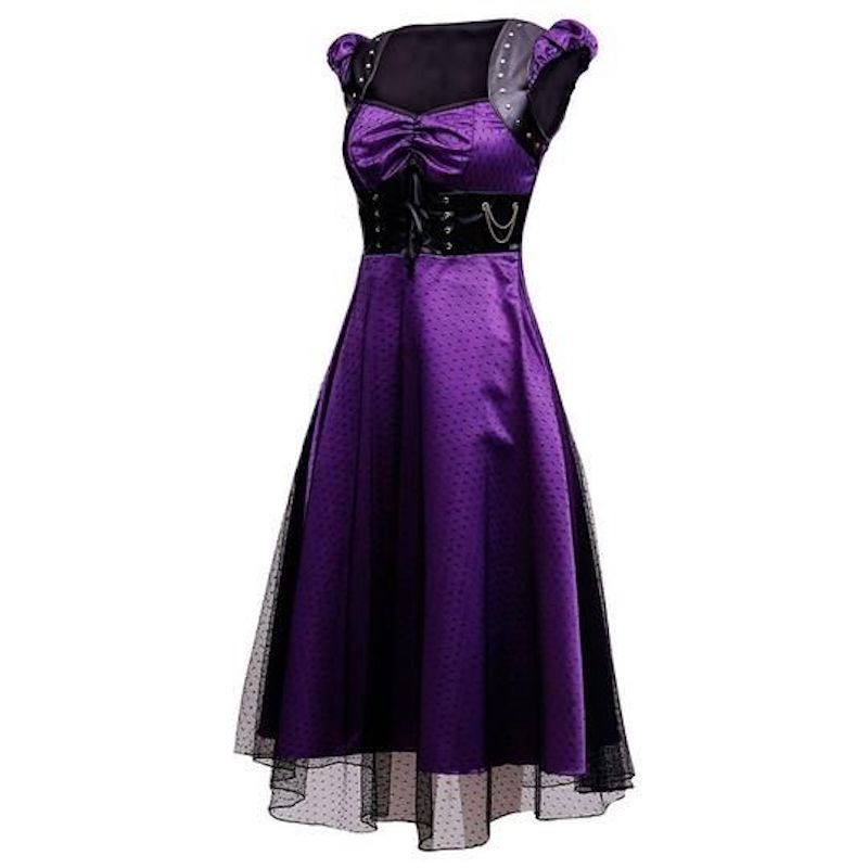 Bonded Violet Lace Dress – Violet Vixen