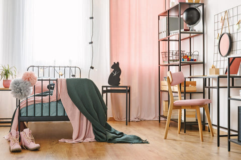 Emerald Green Bedding With Pink
