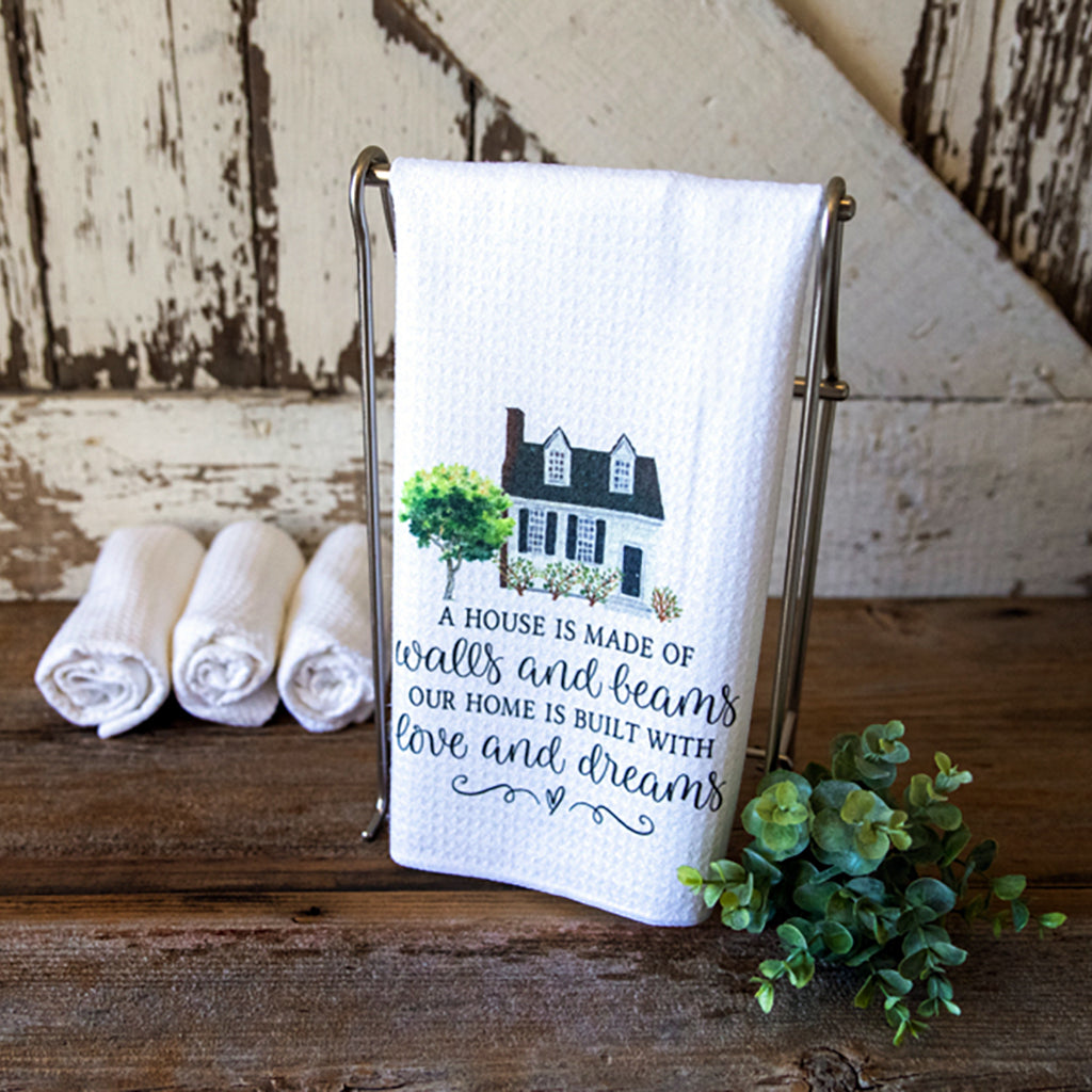 Blessed Are Those Who Do Dishes Tea Towel- Cute Customized Kitchen Dec -  Larissa Made This