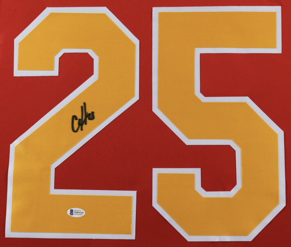 Youth Nike Clyde Edwards-Helaire Red Kansas City Chiefs Team Game Jersey