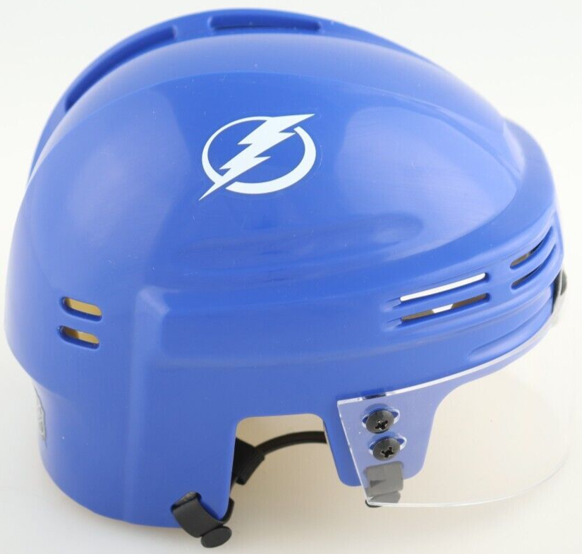 NIKITA KUCHEROV Signed Tampa Lightning Mini Blue Helmet